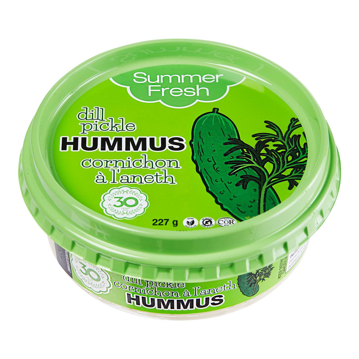 Summer Fresh Dill Pickle Hummus