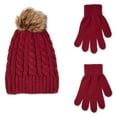 thumbnail image 1 of Ensemble 2 pièces tuque et gants George pour filles, 1 of 1