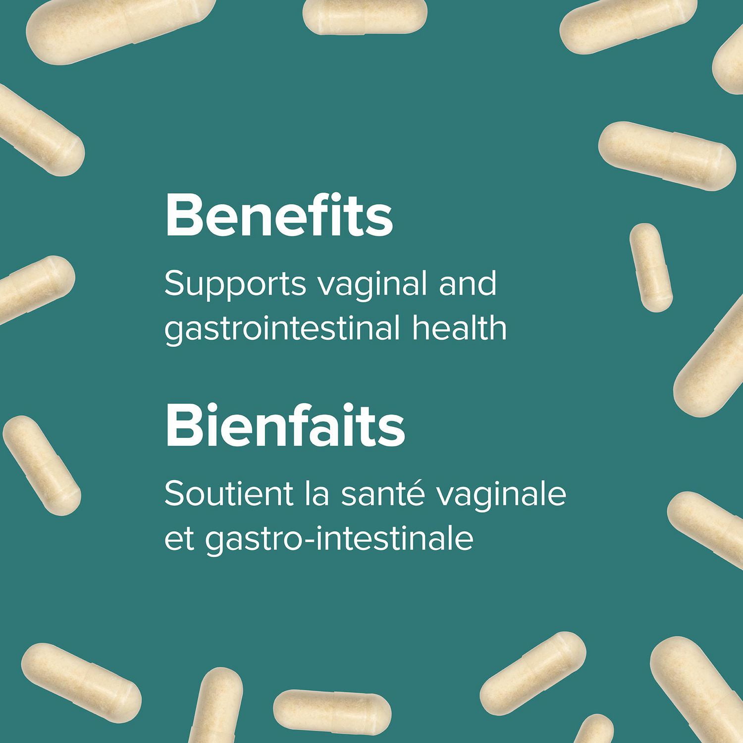 Webber Naturals® Probiotique quotidien pour femmes 25 milliards Soutient la santé de la microflore vaginale, 30 capsules végétariennes
