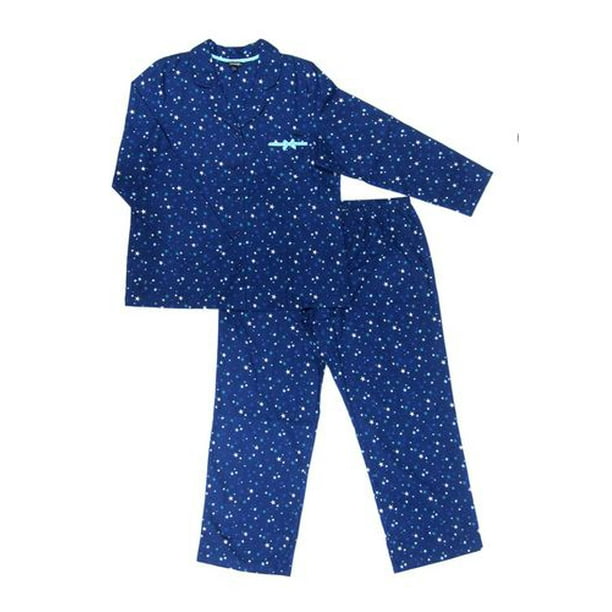 Pyjama 2pc en flannel pour femmes