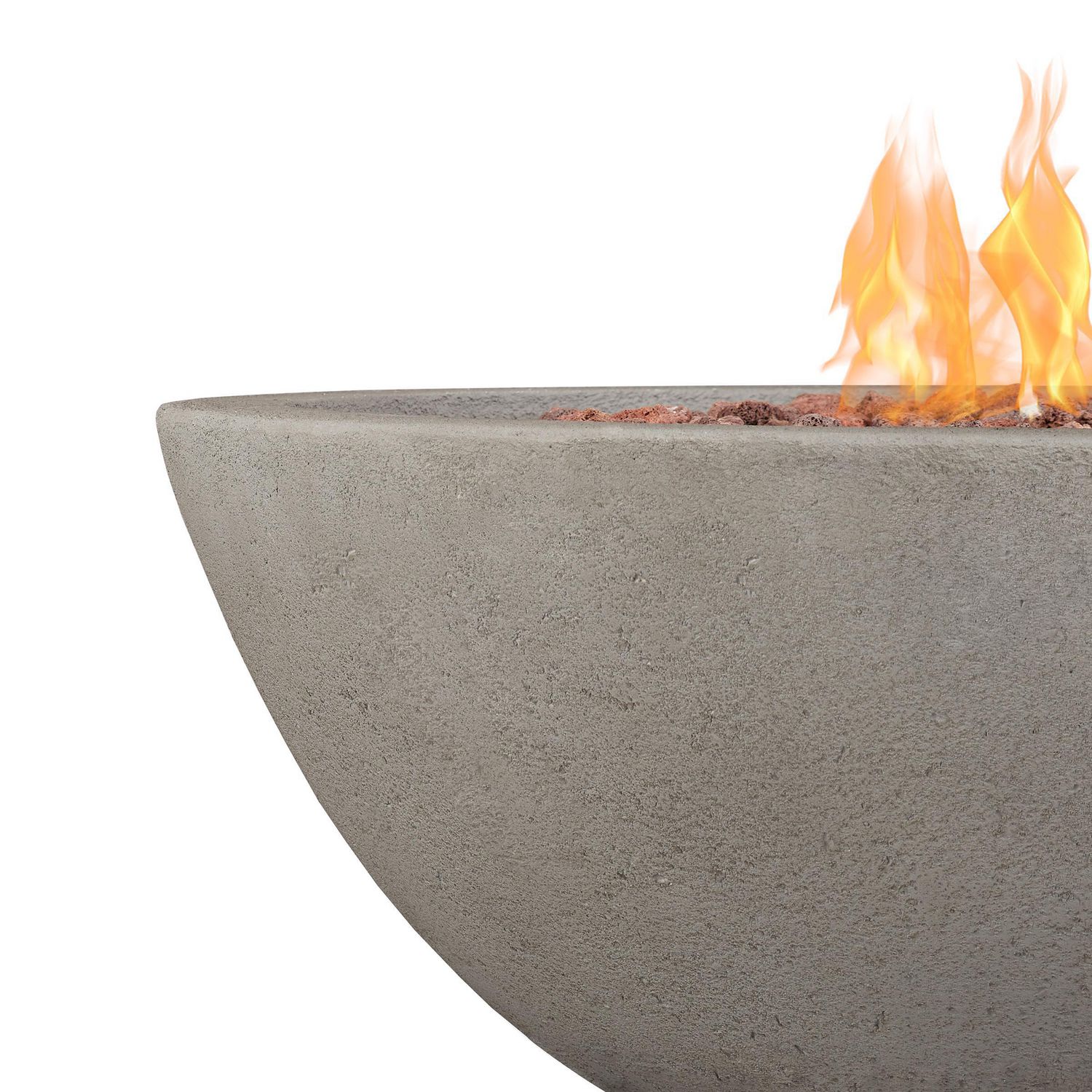 Riverside Propane Fire Bowl In Glacier Gray With Natural Gas Conversion Kit Walmart Canada