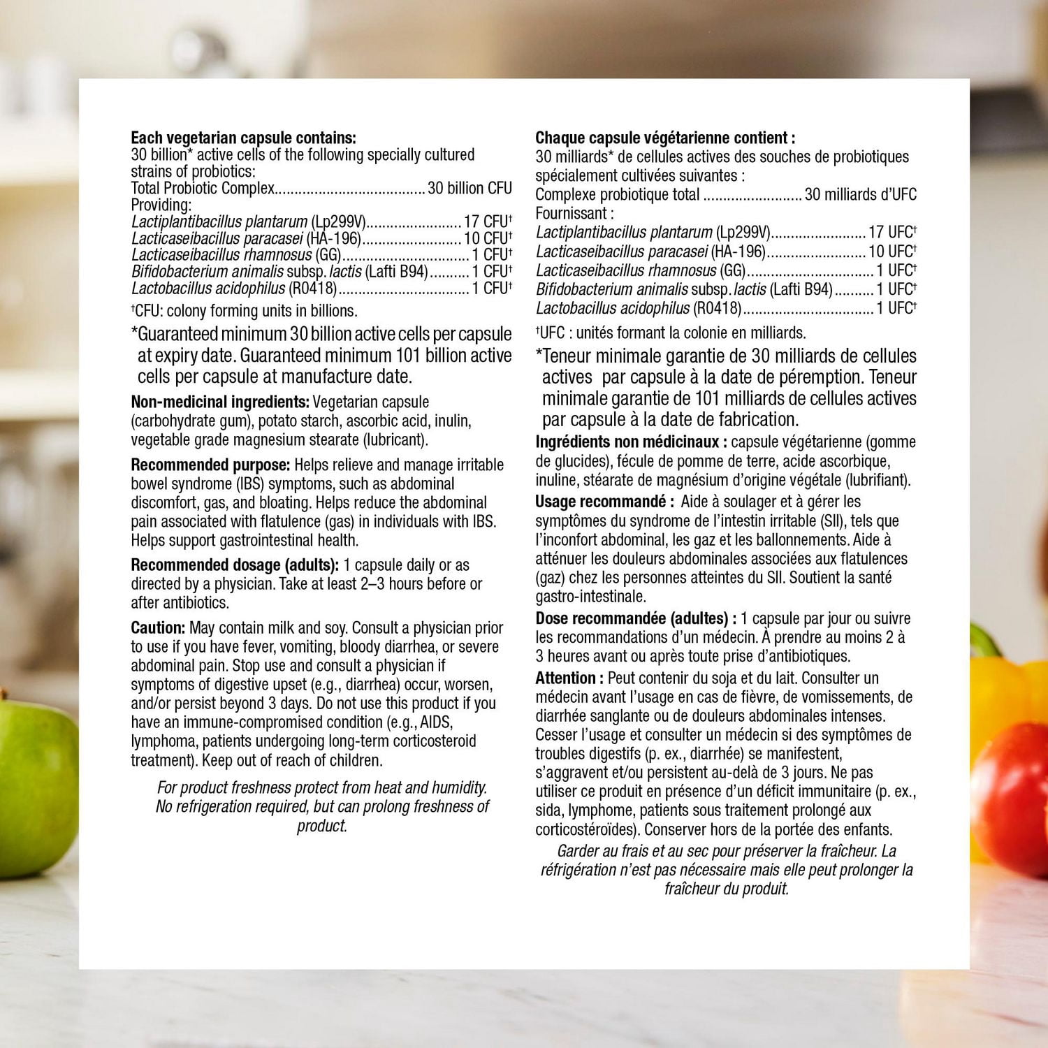 Webber Naturals® Probiotique Max anti-SII 30 milliards