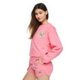 thumbnail image 2 of No Boundaries Women's Crew Neckline Sweatshirt, 2 of 6