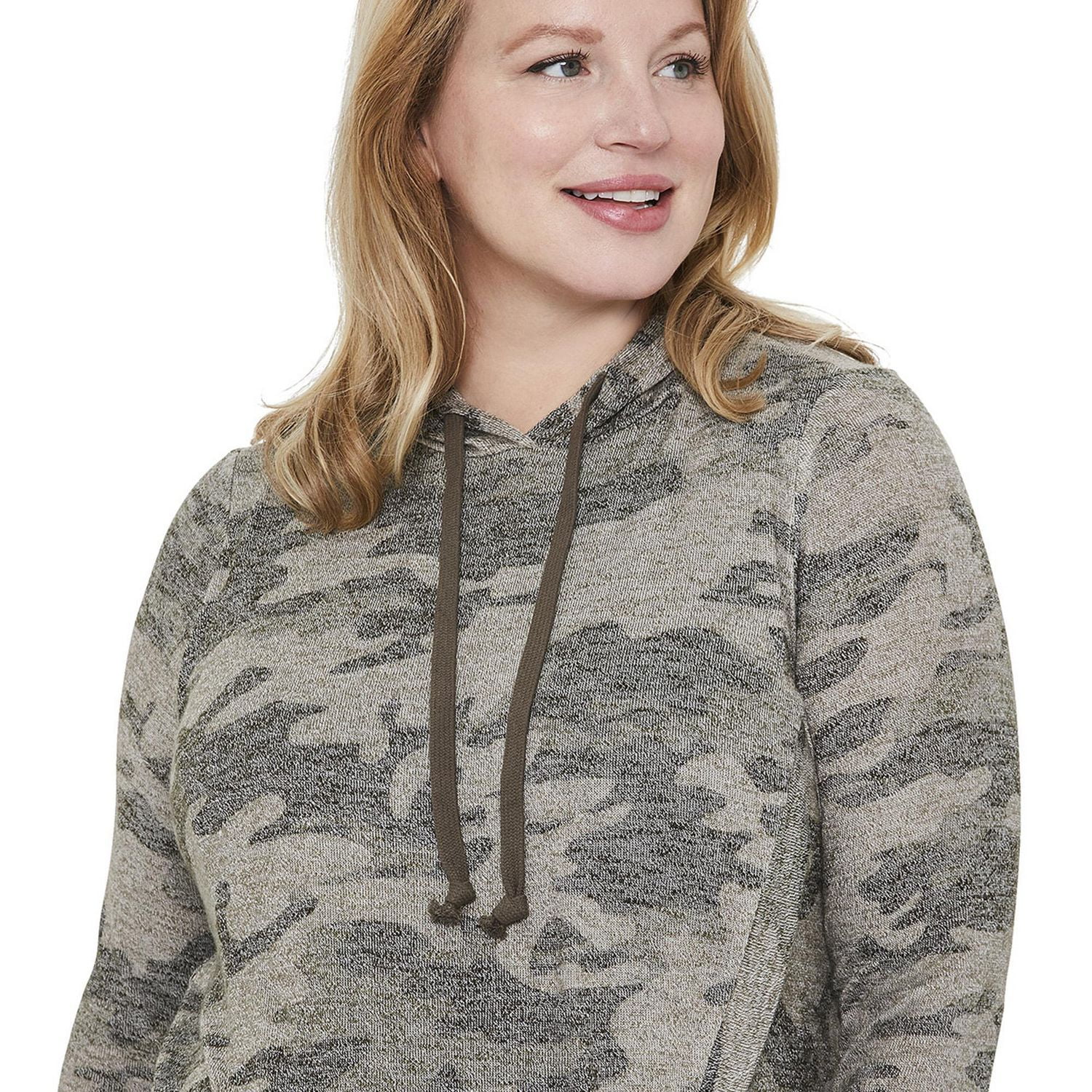 Chandail à capuchon coupe tunique George Maternité