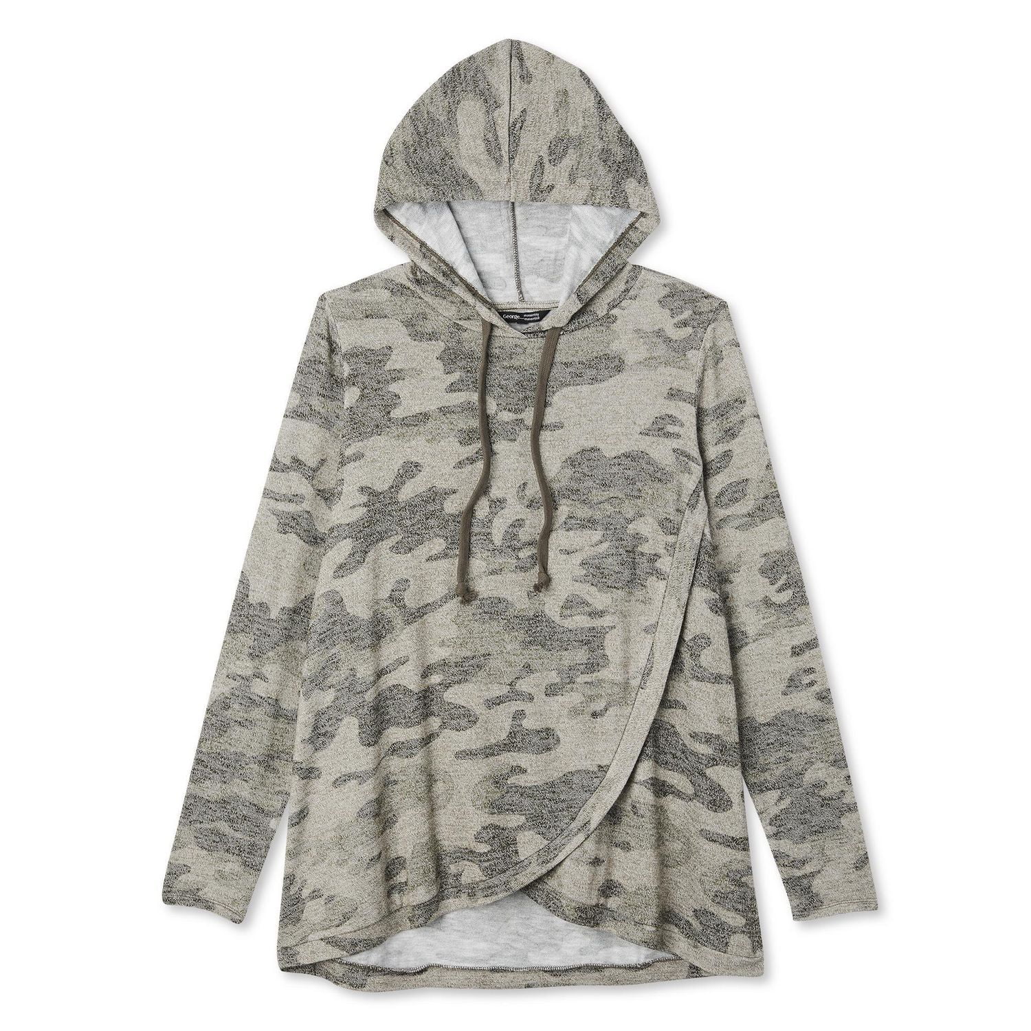 Chandail à capuchon coupe tunique George Maternité