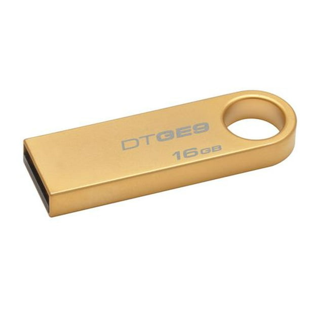 Clé USB 2.0 DataTraveler GE9 16 Go de Kingston - boîtier plaqué or