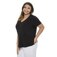 thumbnail image 2 of George Plus Women's V-Neckline Tee, 2 of 6