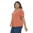 thumbnail image 2 of George Plus Women's V-Neckline Tee, 2 of 6