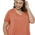 thumbnail image 4 of George Plus Women's V-Neckline Tee, 4 of 6