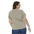 thumbnail image 3 of George Plus Women's V-Neckline Tee, 3 of 6