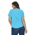 thumbnail image 3 of George Plus Women's V-Neckline Tee, 3 of 6
