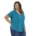 thumbnail image 2 of George Plus Women's V-Neckline Tee, 2 of 6