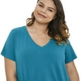 thumbnail image 4 of George Plus Women's V-Neckline Tee, 4 of 6