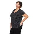 thumbnail image 2 of George Women's Plus V-Neckline Tee, 2 of 6