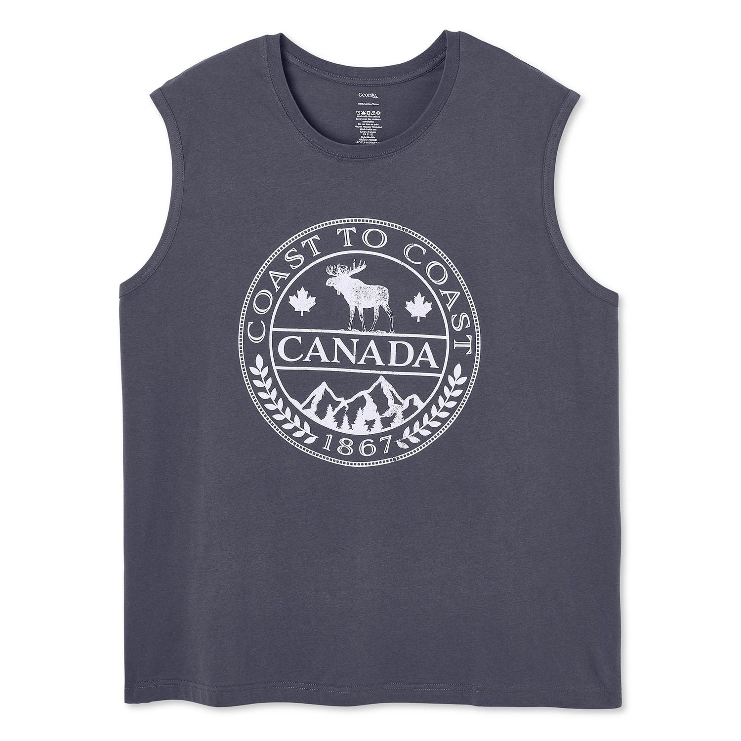 George Big Men's Canada Day Muscle Tank