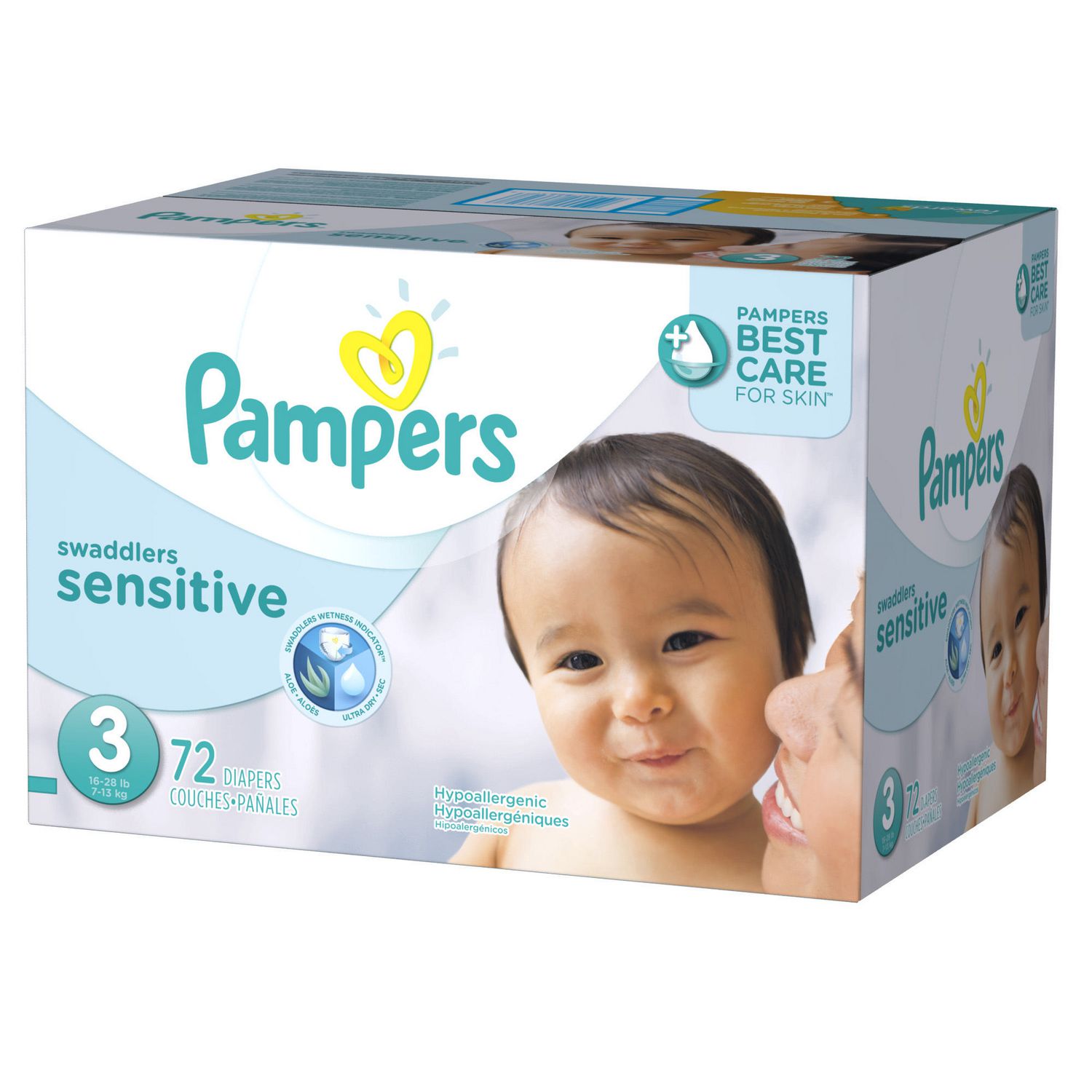 weiß Pampers 81687207 Sensitive Baby Feuchttücher 
