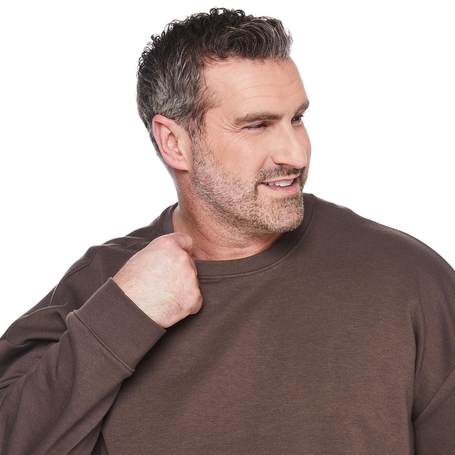 George Big Men's Crew Neckline Popover