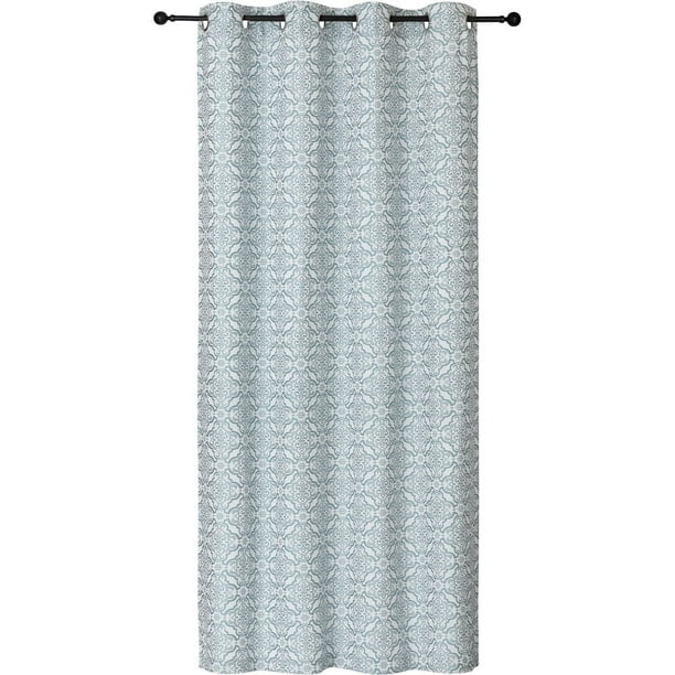 Safdie & Co. Curtain 2PK 84L Crinkle Silver Blue Walmart.ca