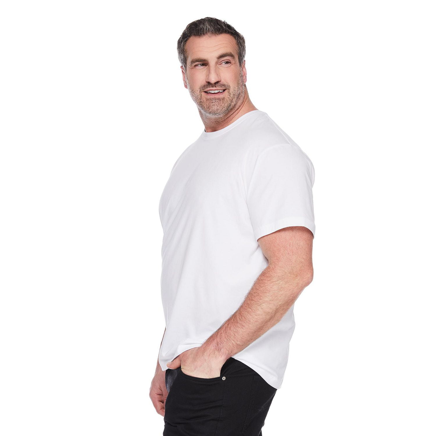 George Big Men's Stretch Crew Neckline Tee