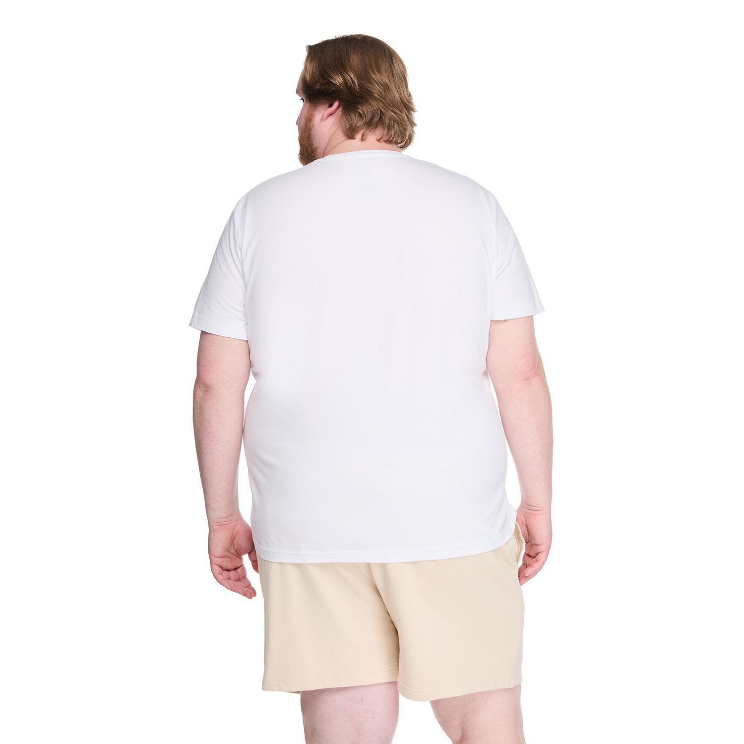 T-shirt extensible à encolure ras du cou George Plus pour hommes