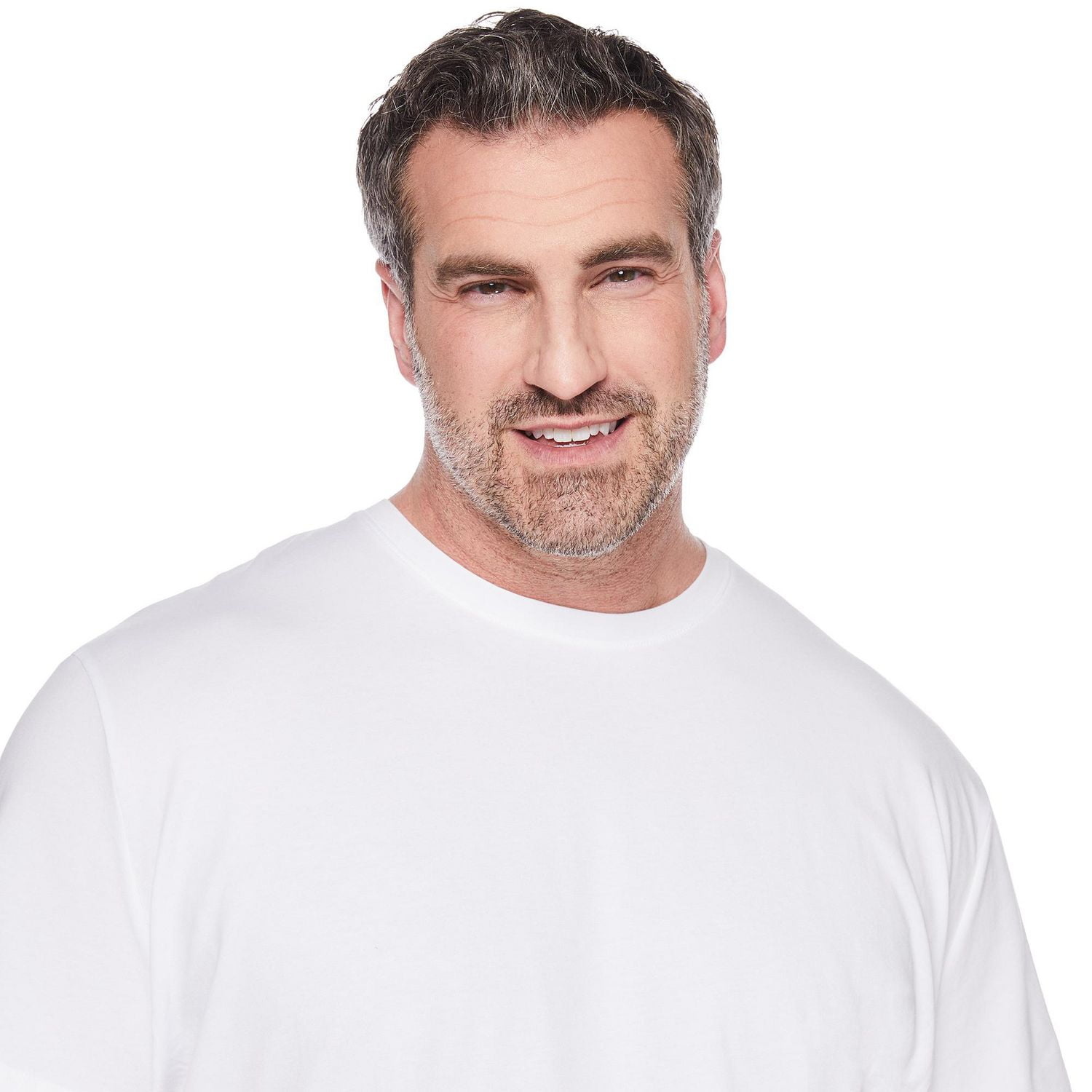 T-shirt extensible à encolure ras du cou George Plus pour hommes