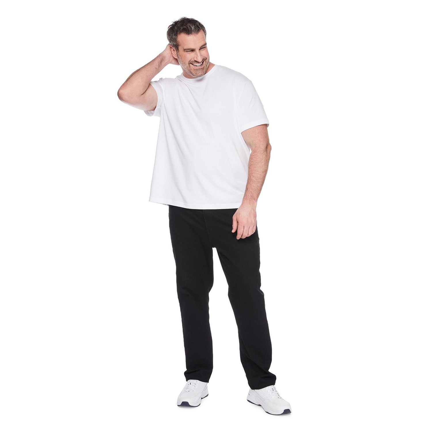 George Big Men's Stretch Crew Neckline Tee