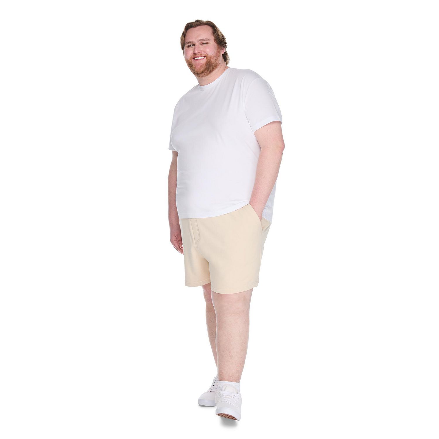 T-shirt extensible à encolure ras du cou George Plus pour hommes