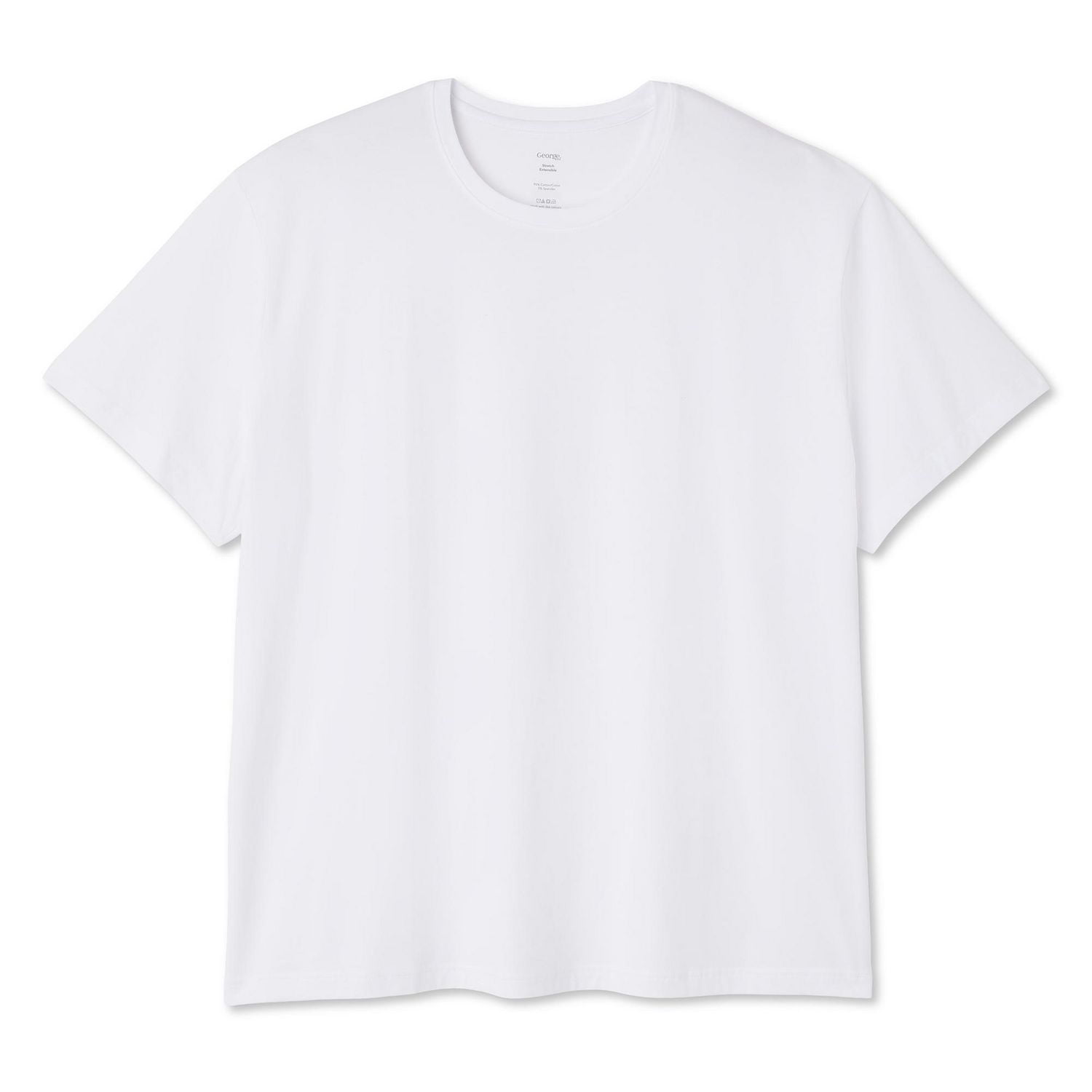George Big Men's Stretch Crew Neckline Tee