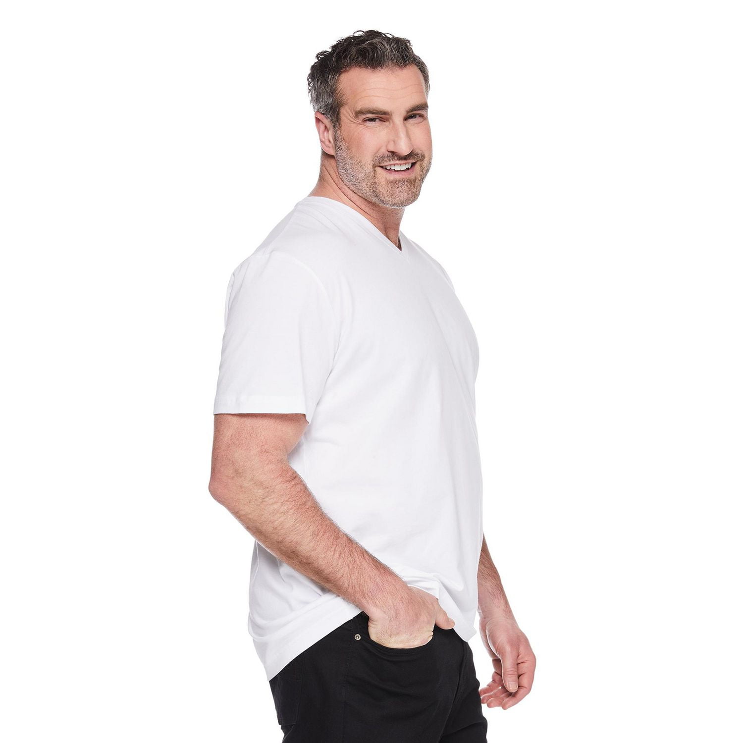 George Big Men's Stretch V-Neck T-Shirt