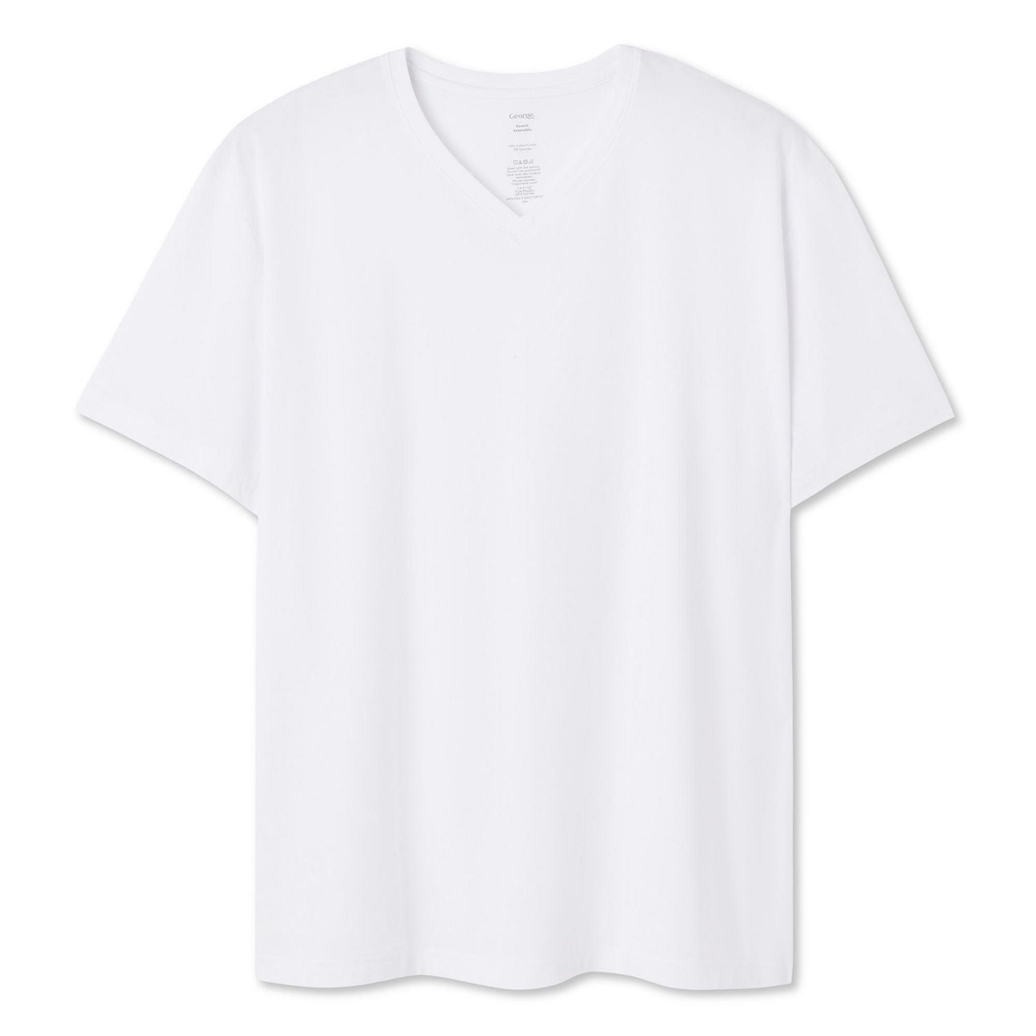 George Big Men's Stretch V-Neck T-Shirt
