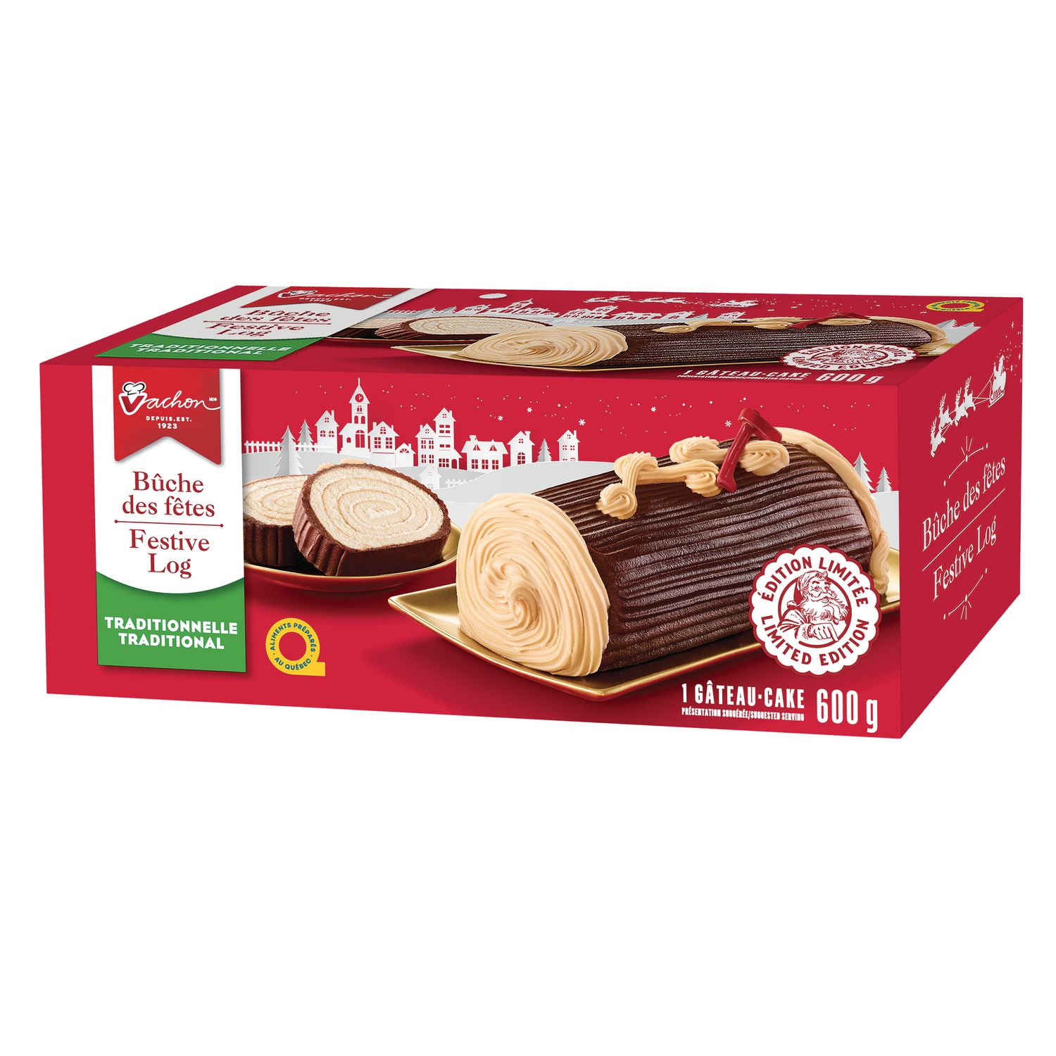 Vachon® Festive Log Traditional Cakes, 600 g - Walmart.ca