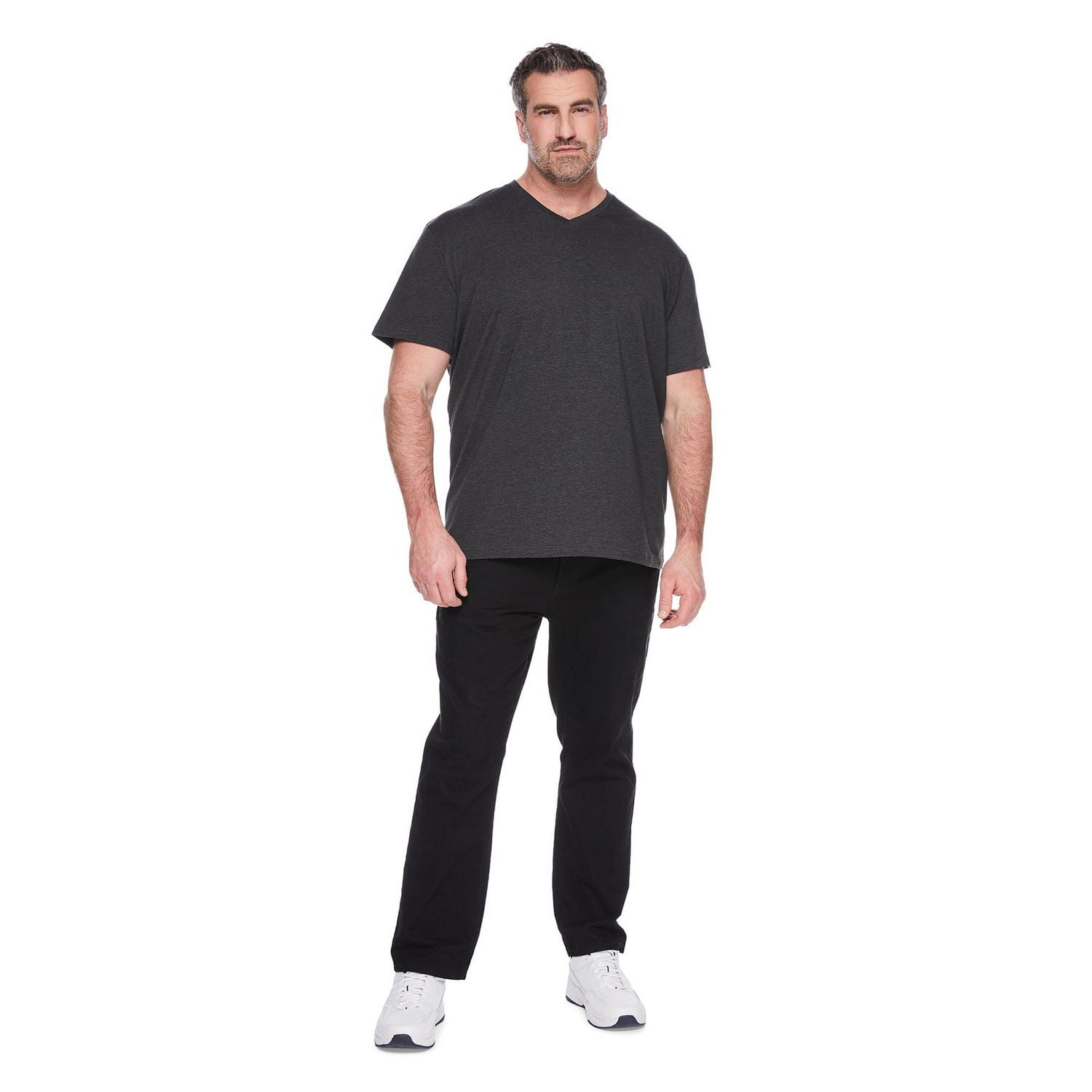 George Big Men's Stretch V-Neckline Tee