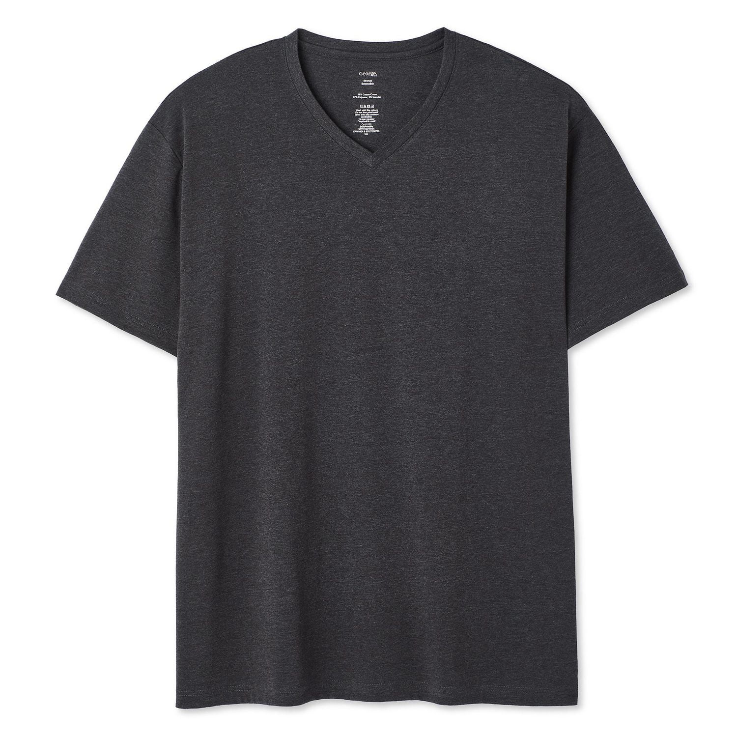 George Big Men's Stretch V-Neckline Tee
