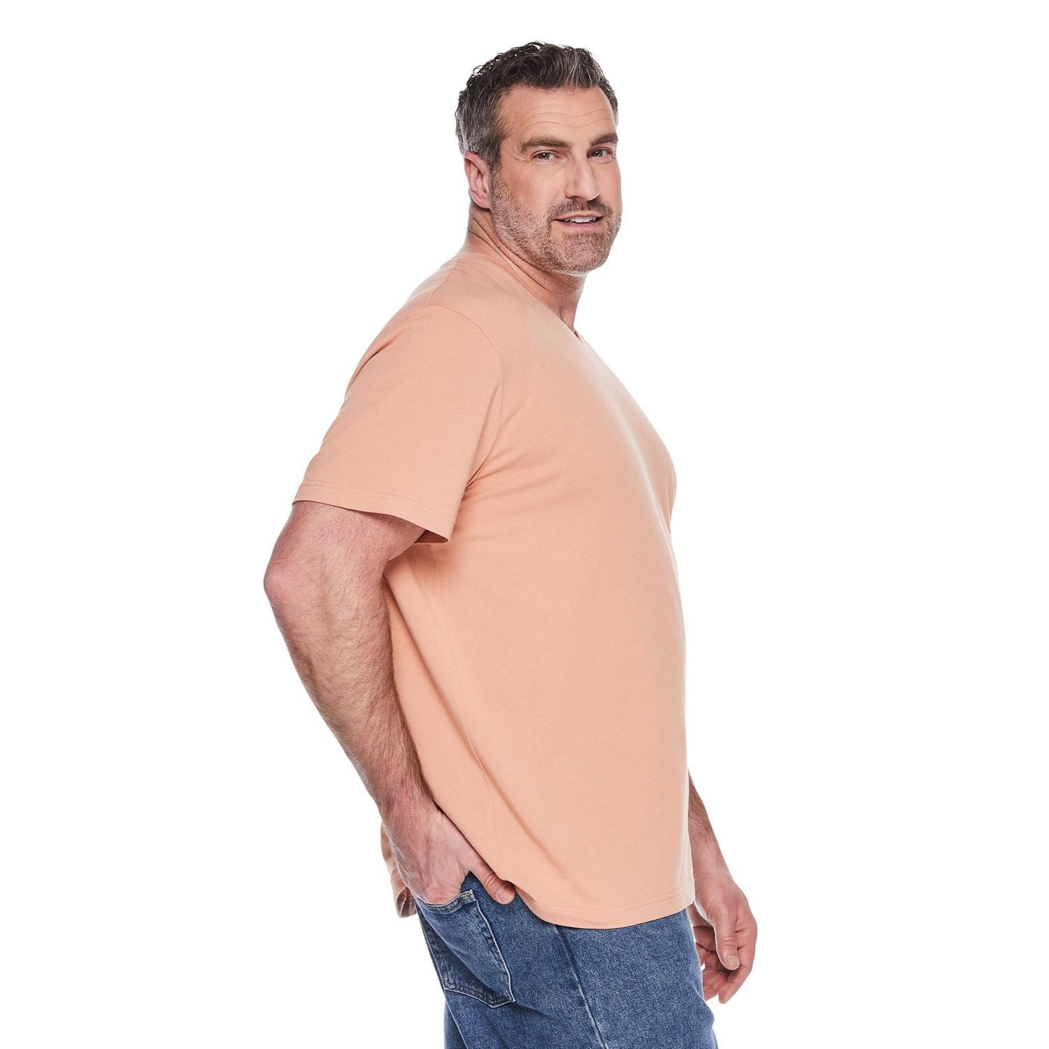 George Big Men's Stretch V-Neckline Tee