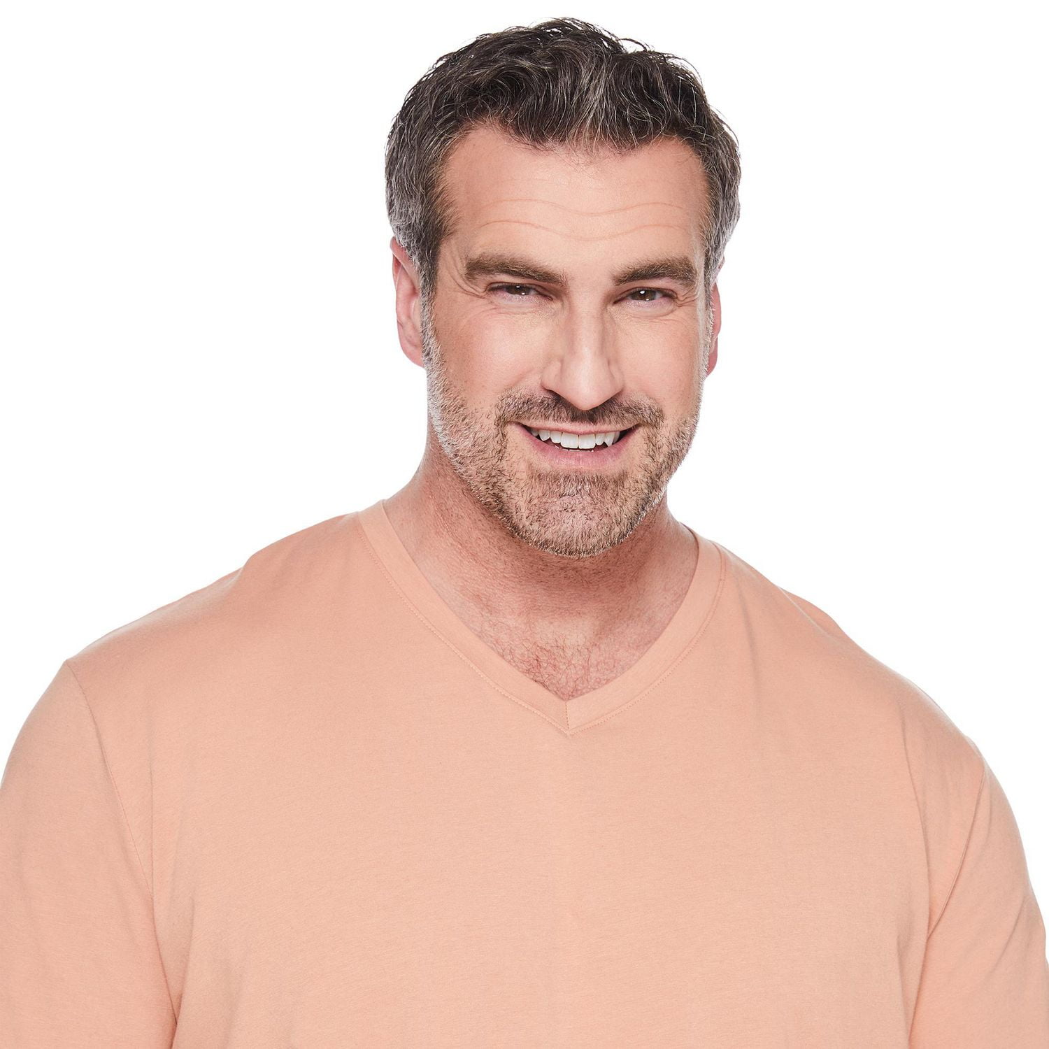 George Big Men's Stretch V-Neckline Tee