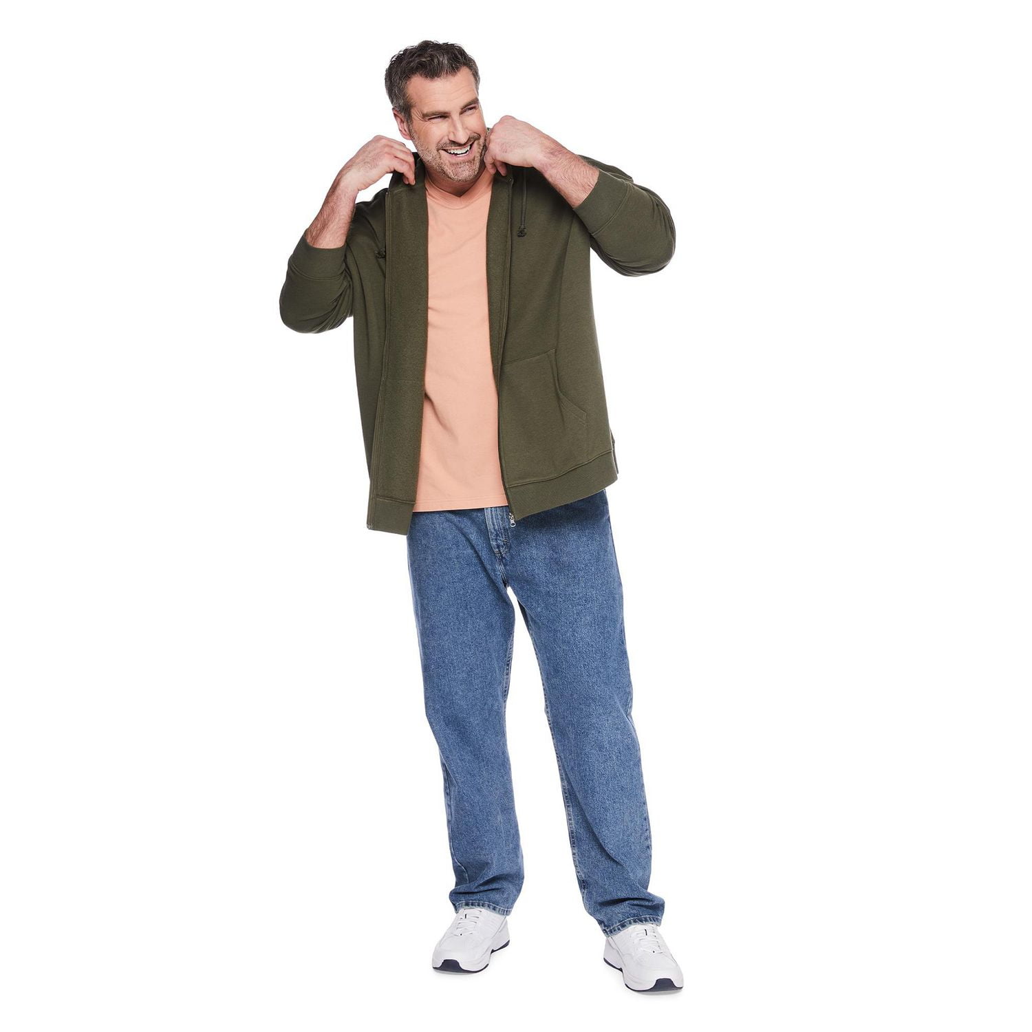 George Big Men's Stretch V-Neckline Tee