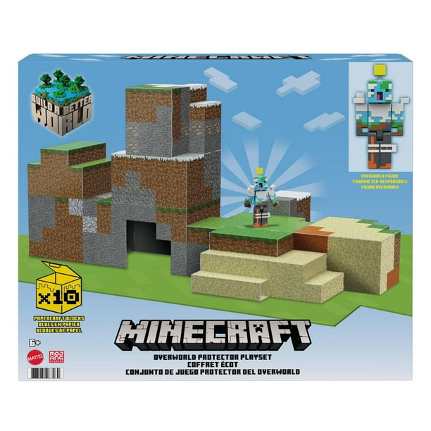 Minecraft-Mini Figurine tête mobil asst - L'armoire à Jeux Inc.