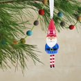 thumbnail image 4 of Hallmark Gnome With Dangling Legs Christmas Ornament - Walmart Exclusive, 4 of 5