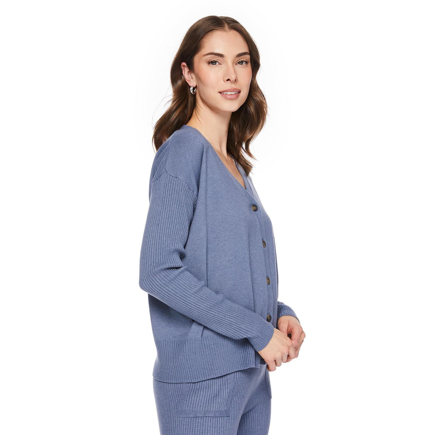 George Women's Rib Sleeve Cardigan