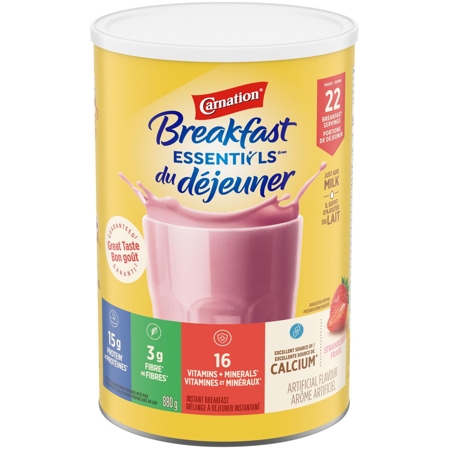 CARNATION BREAKFAST ESSENTIALS Chocolate Instant Powder Drink Mix 880 G