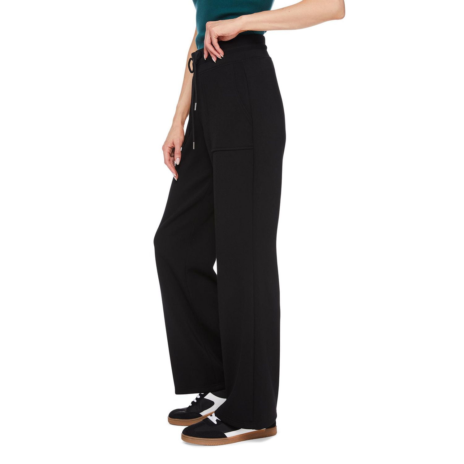Pantalon évasé en scuba George pour femmes Tailles TP–TTG
