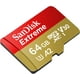Carte SanDisk ExtremeMD microSDXCMC UHS-I de 64 Go et de classe de performance A2 – SDSQXA2-064G-CW6MA 64Go microSDXC – image 2 sur 6