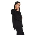 thumbnail image 2 of No Boundaries Women's Oversized Fleece Zip-Up Hoodie, 2 of 6