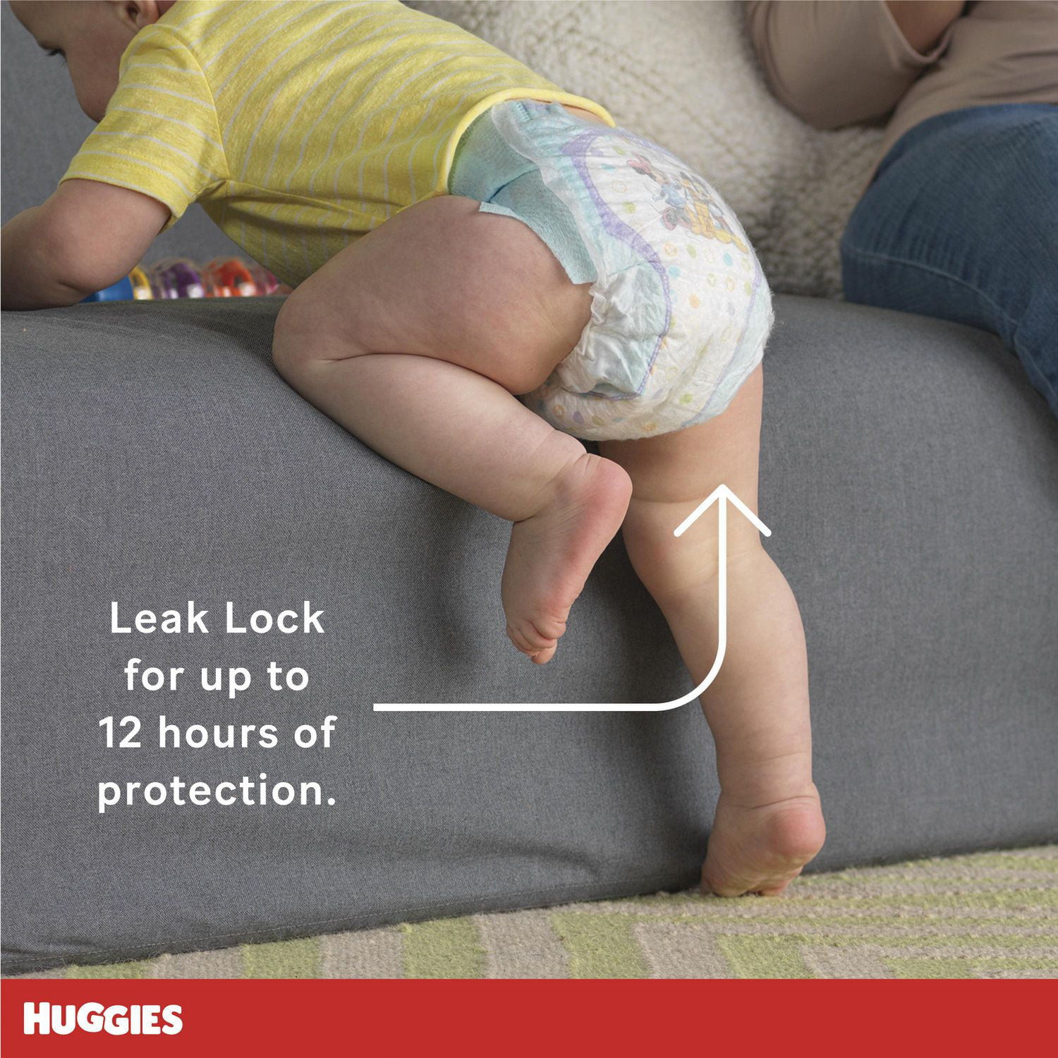 Huggies Little Movers Slip-On Diaper Pants, MC Pack, Sizes: 4-6