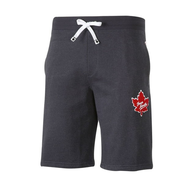 Shorts en molleton Canadiana pour hommes à taille élastique