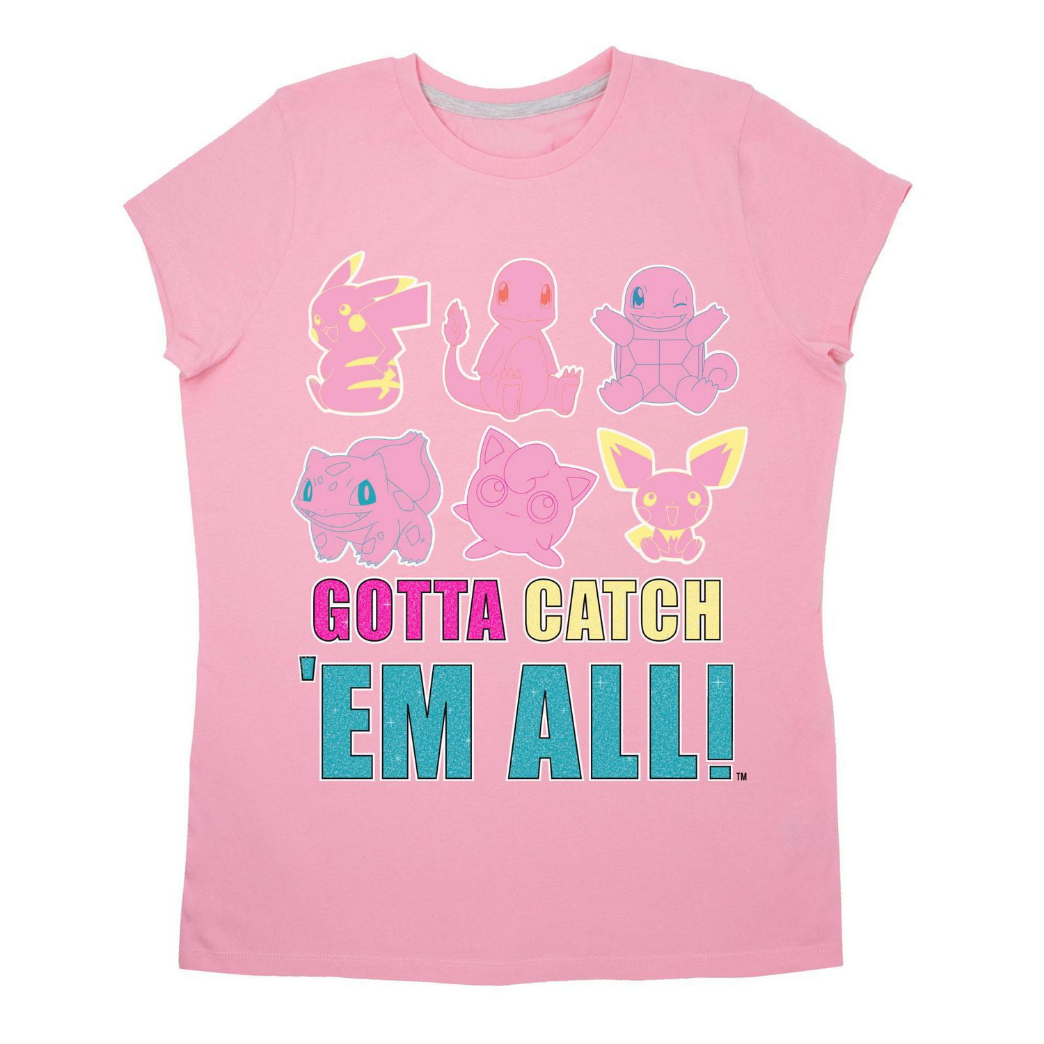 Pokemon T-shirt à manches courtes pour fille