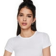 thumbnail image 4 of No Boundaries Women's Short Sleeve Baby Tee, 4 of 6