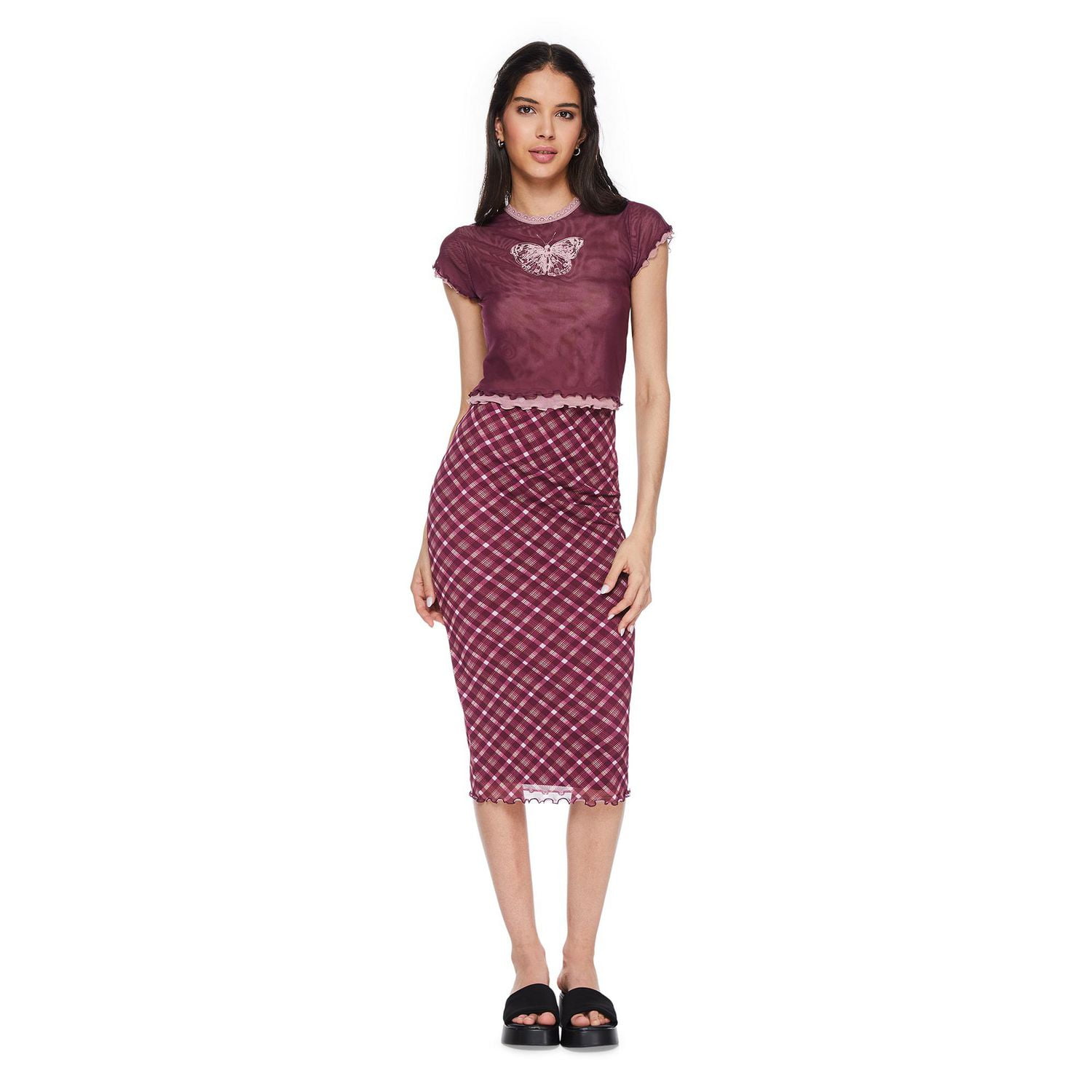 No Boundaries Women's Mesh Tee