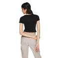 thumbnail image 3 of No Boundaries Women's Short Sleeve Baby Tee, 3 of 6
