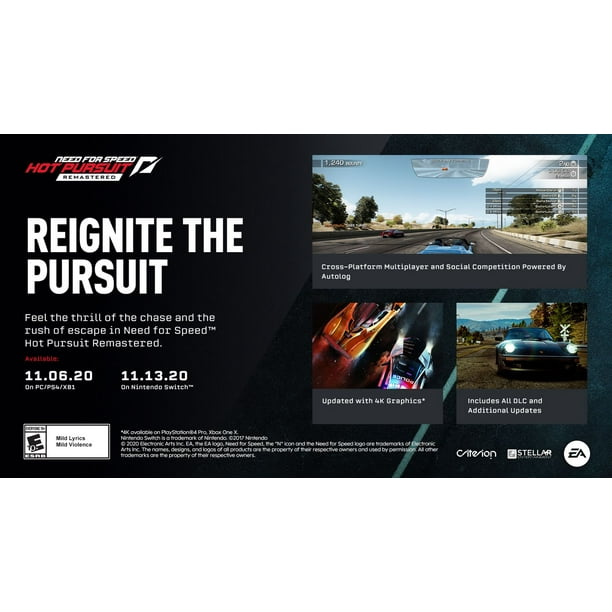 Need for Speed: Hot Pursuit Remastered - Nintendo Switch